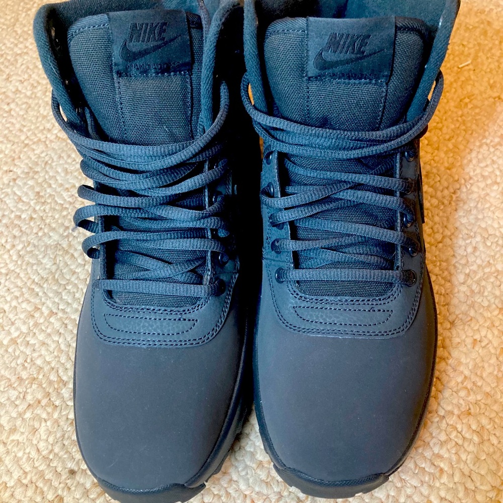 Gray Nike Boots